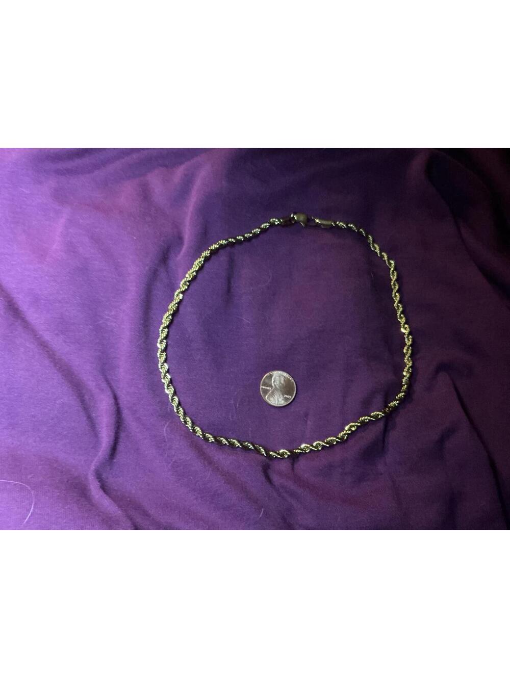% Filled Gold Twisted Necklace